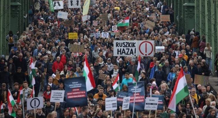В Венгрии вспыхнули массовые протесты