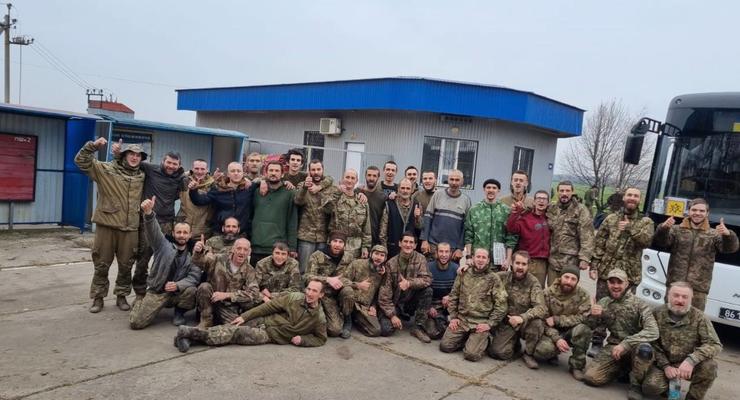 Украина вернула из плена еще 45 защитников