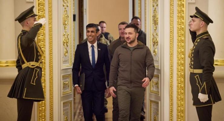 Зеленский подвел итоги визита Сунака в Украину