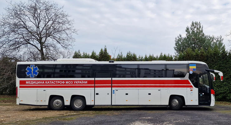 Украина получила медицинские спецавтобусы от Норвегии