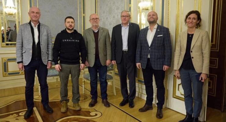 Зеленський зустрівся із трьома міністрами Словаччини