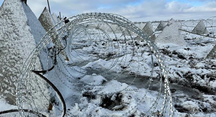 Россияне показали свою оборонительную линию на границе с Украиной