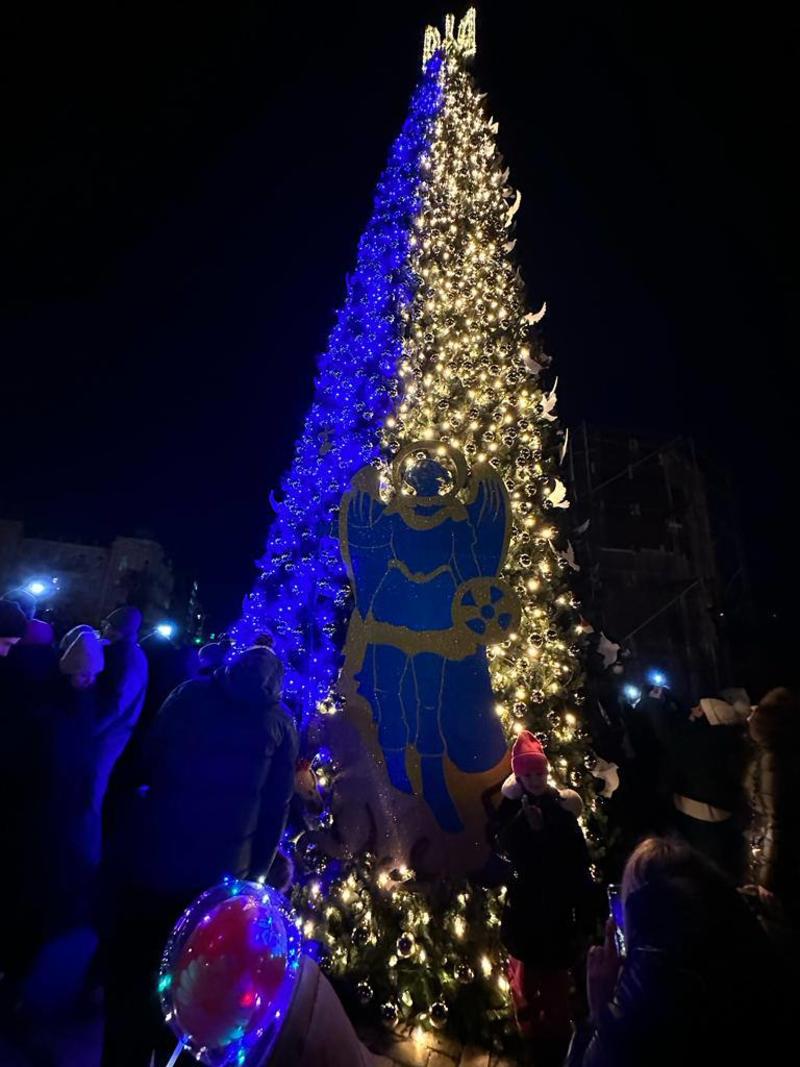 Главная елка Украины на Софиевской площади / t.me/vitaliy_klitschko