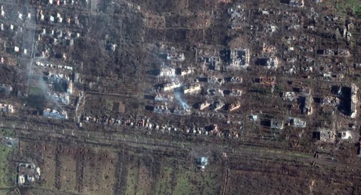 Появились спутниковые снимки разрушенного Бахмута