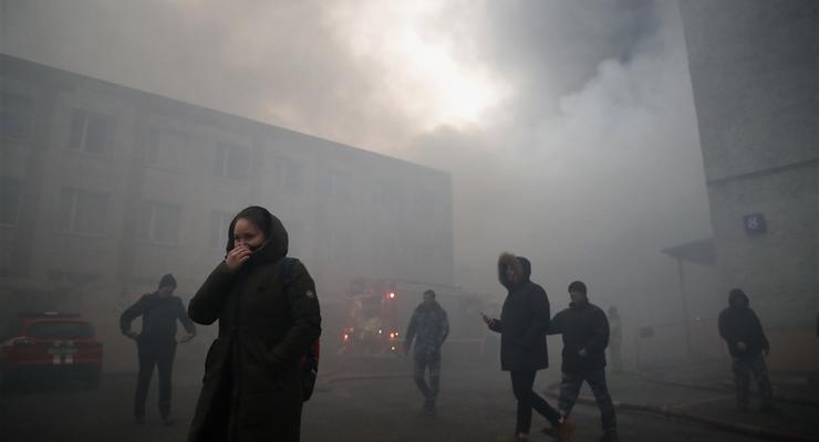 В Москве масштабный пожар: людей эвакуировали, тушат с вертолета