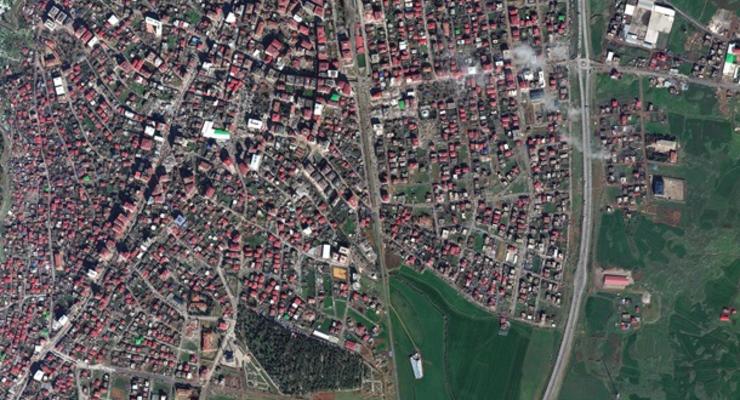Появились фото до и после землетрясения в Турции