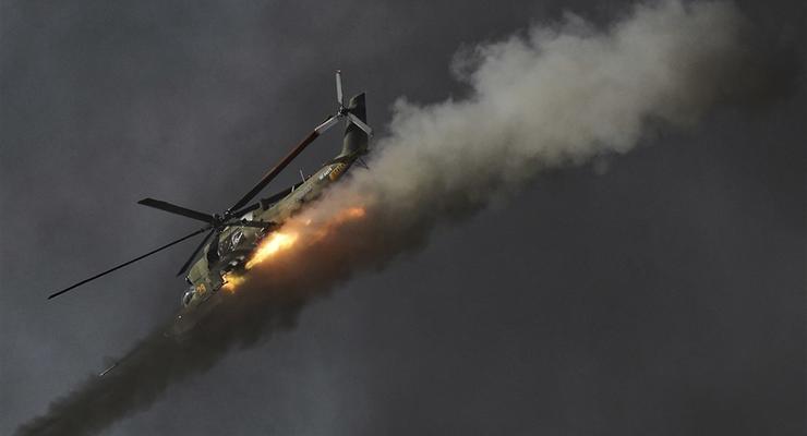 Нацгвардейцы под Бахмутом сбили российский вертолет Ми-24 из "Иглы"