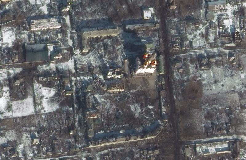 Супутникові знімки Донецької області / Twitter