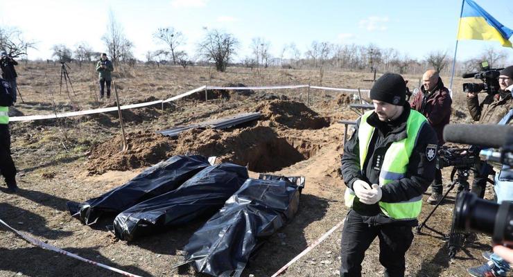На Киевщине обнаружили новое захоронение убитых оккупантами гражданских