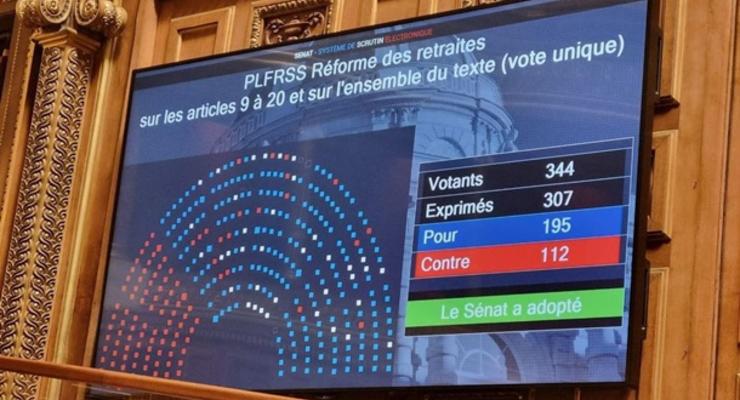 Сенат Франции проголосовал за пенсионную реформу на фоне протестов