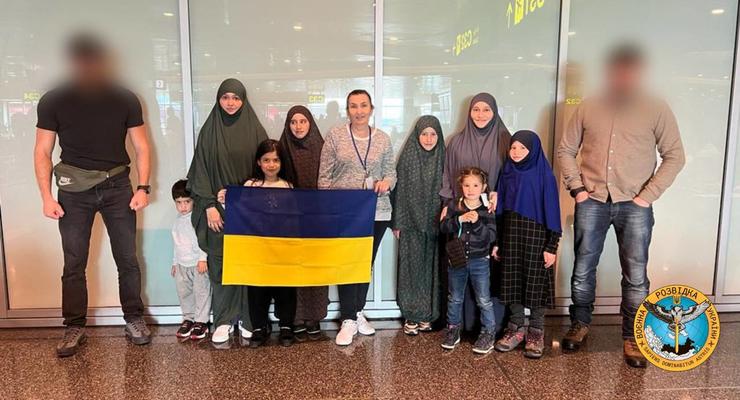 ГУР освободили из плена в Сирии украинок с детьми