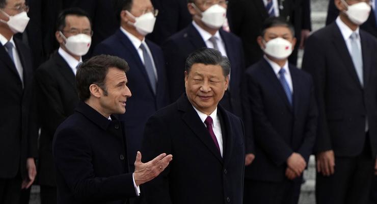 Си Цзиньпин и Макрон встретились в Пекине: подробности