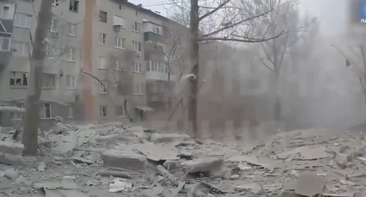 Удар по Славянску: появилось видео первых минут