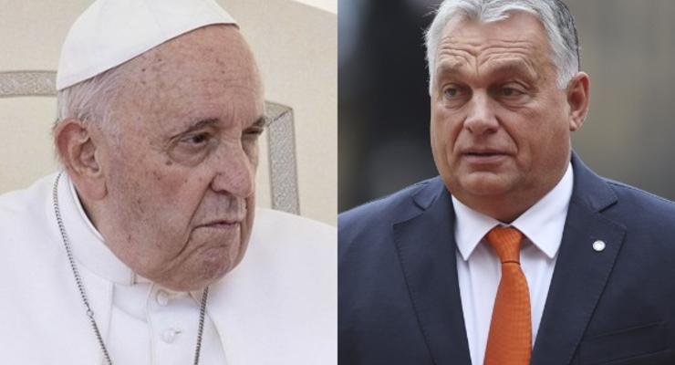 Папа Римский в Венгрии встретится с Орбаном и обсудит с ним Украину