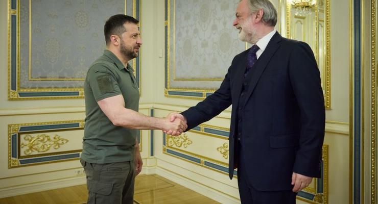 Зеленский встретился с советником премьера Британии по нацбезопасности: подробности