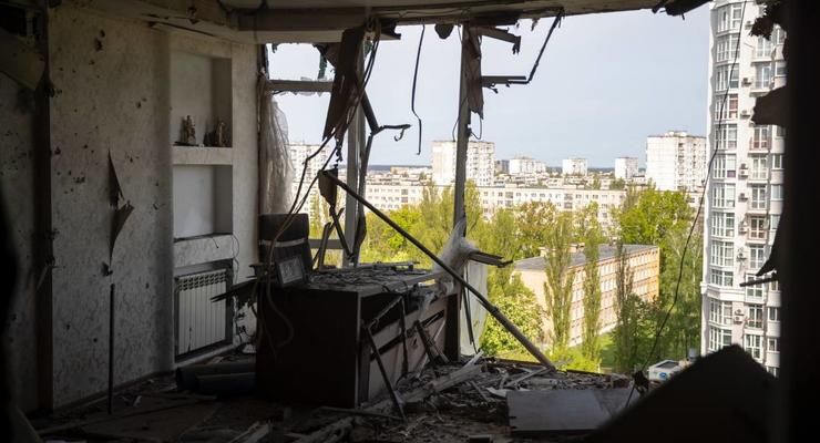Наймасовіша атака: Кличко показав фото наслідків атаки “Шахедів” у Києві