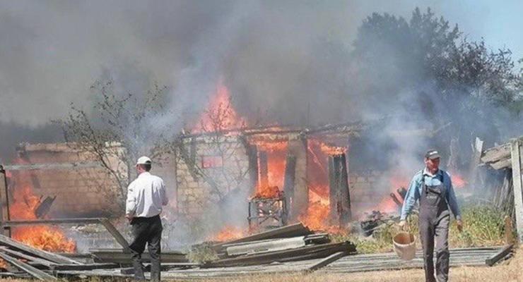 Удар РФ по Київщині: спалахнула пожежа