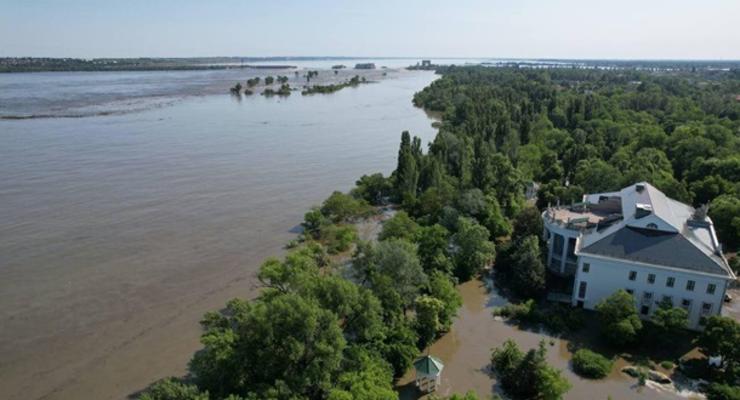 В Херсонской области затопило Нижнеднепровский нацпарк