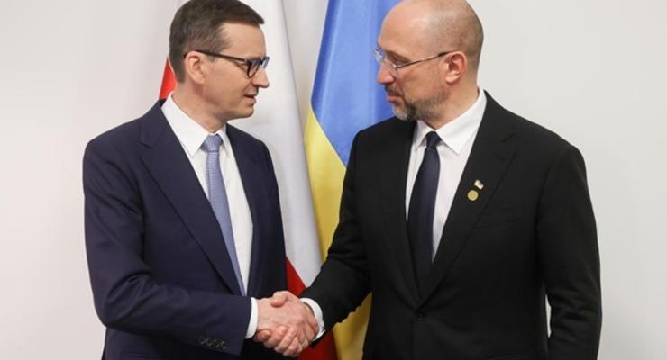 Шмыгаль провел переговоры с премьером Польши