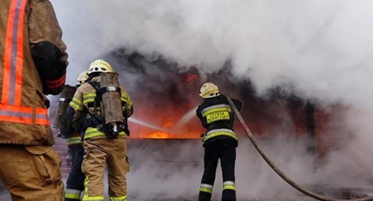 Удар БПЛА: в Николаеве произошел пожар