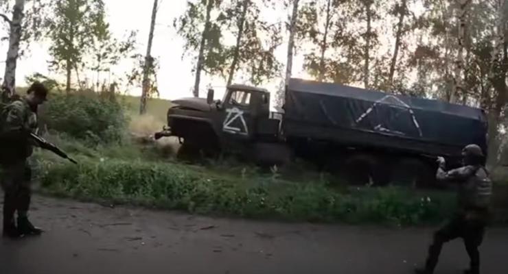 ГУР показало видео засады на россиян от чеченских бойцов