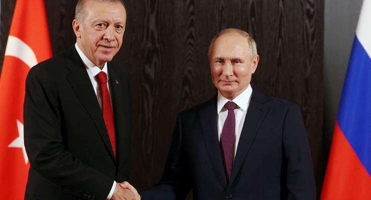 Ердоган домовився з Путіним про його візит до Туреччини