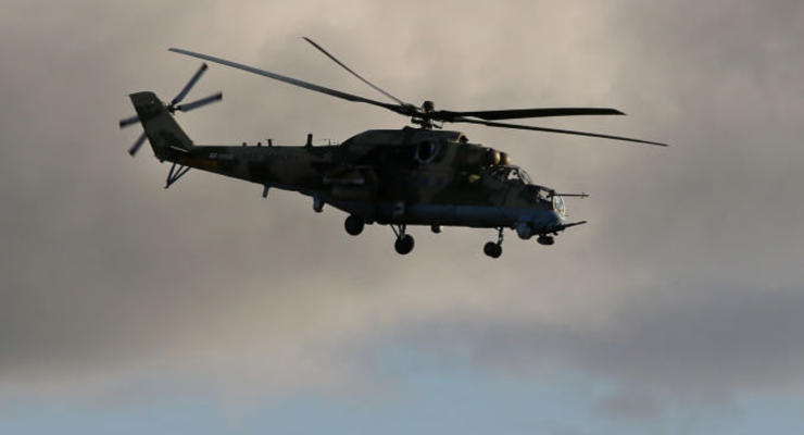 Украинские воины уничтожили российский вертолет Ка-52 на Бахмутском направлении