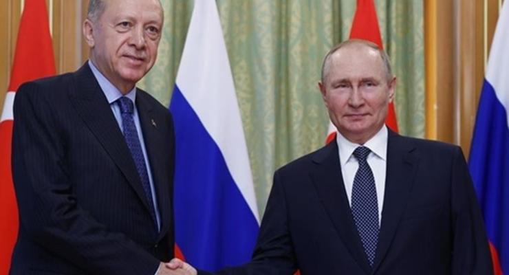 Кремль назвал дату встречи Эрдогана и Путина