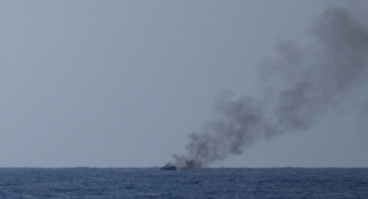 Силы обороны уничтожили российский катер "Тунец" в Черном море