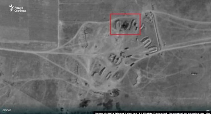 Спутниковый снимок показал повреждение системы ПВО под Евпаторией