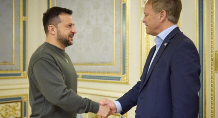 Зеленский в Киеве встретился с новым министром обороны Великобритании
