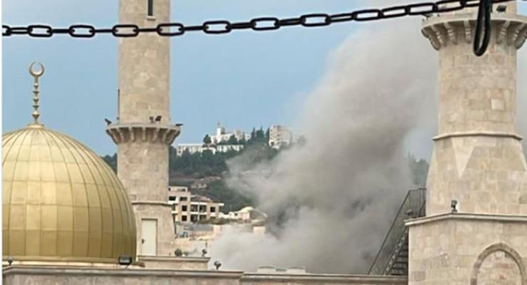 Рядом с мечетью Кадырова в Израиле упала ракета ХАМАСа