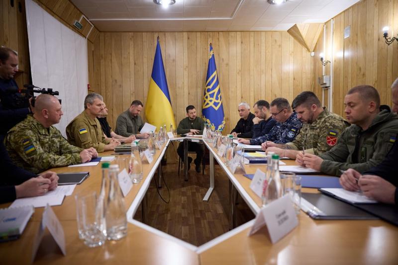 Президент України прибув до Одеси та провів нараду з військовим командуванням / www.president.gov.ua