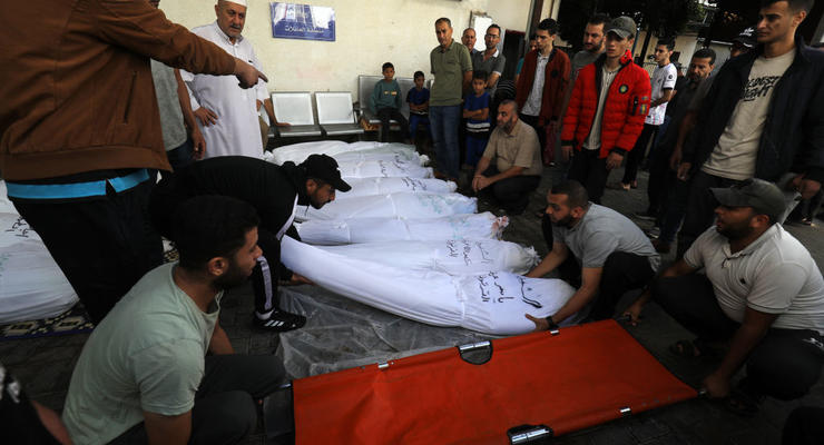 В Газе не хватает мешков для трупов погибших, - ООН