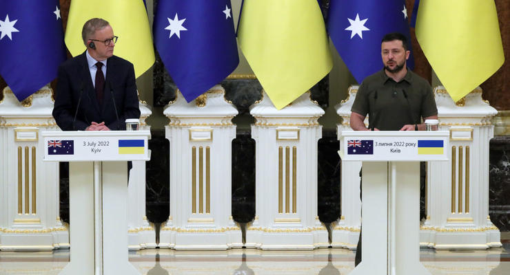Австралия выделила Украине пакет военной помощи в 12 млн долларов