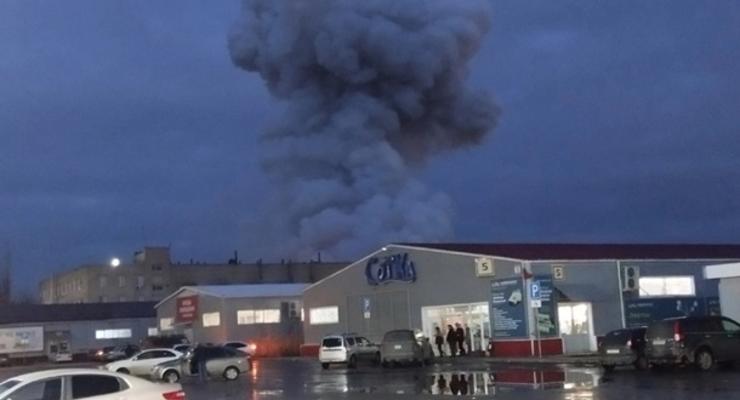 В Волгограде произошел пожар на заводе по производству радиаторов