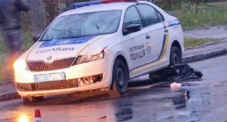 Во Львове полицейский автомобиль сбил пешехода: мужчина скончался в больнице