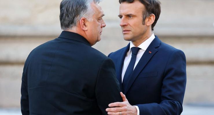 Макрон попытается убедить Орбана относительно поддержки вступления Украины в ЕС