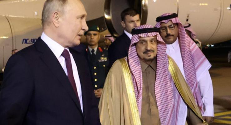 Путин начал визит в Саудовскую Аравию