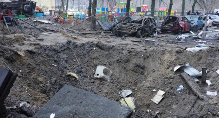 Ночная атака Киева: в КГГА показали обломки сбитой ракеты