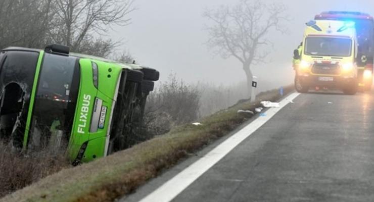 В Словакии попал в аварию автобус из Украины