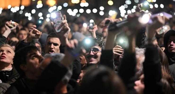 Майдан в Сербии. Выборы закончились протестами