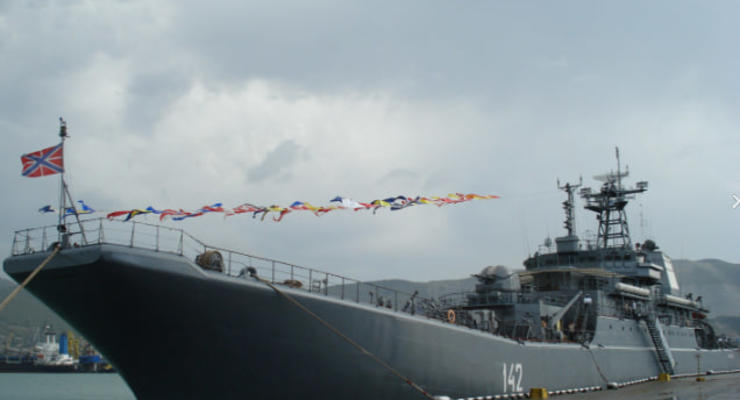 На борту знищеного російського корабля “Новочеркаськ” були “Шахеди”