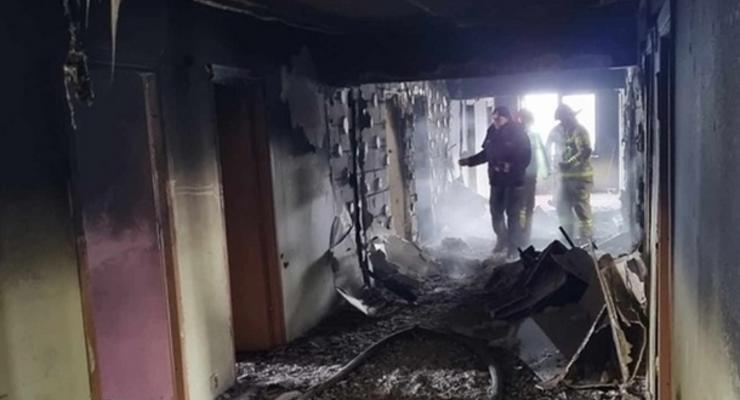 В Польше горел отель, где жили беженцы из Украины