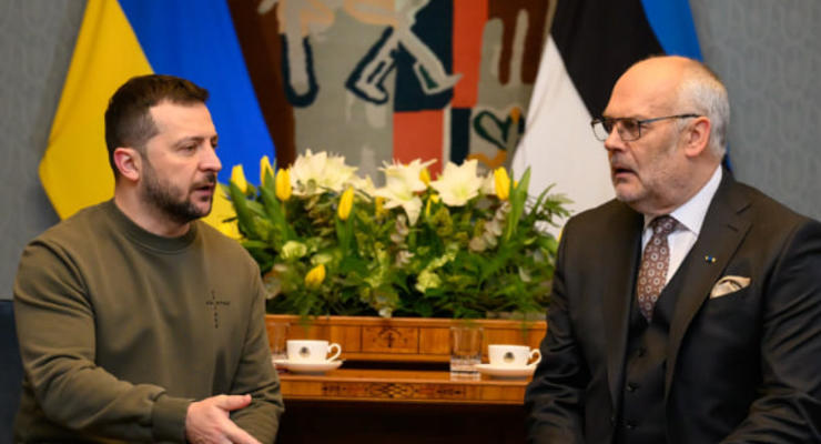 Зеленский встретился с президентом Эстонии