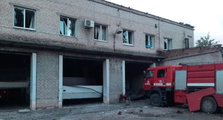 Россияне атаковали подразделение пожарной охраны в Херсонской области
