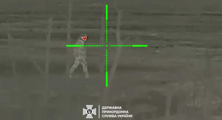 Украинский снайпер показал ликвидацию оккупантов на Бахмутском направлении