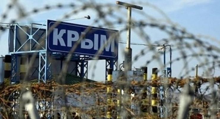 "Власти" Крыма ввели "особый режим" на границе с Херсонской областью