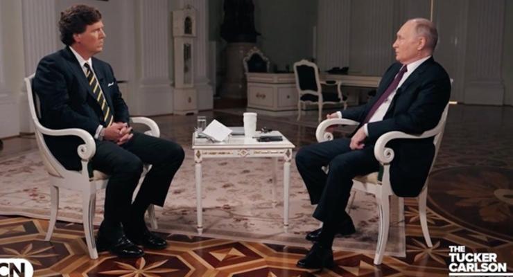 Путин рассказал Карлсону о "гражданской войне" в Украине