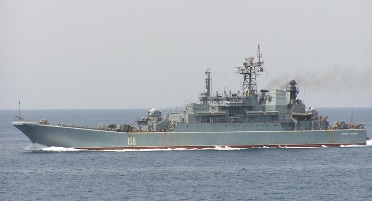 Дроны ГУР уничтожили российский десантный корабль в Черном море - СМИ